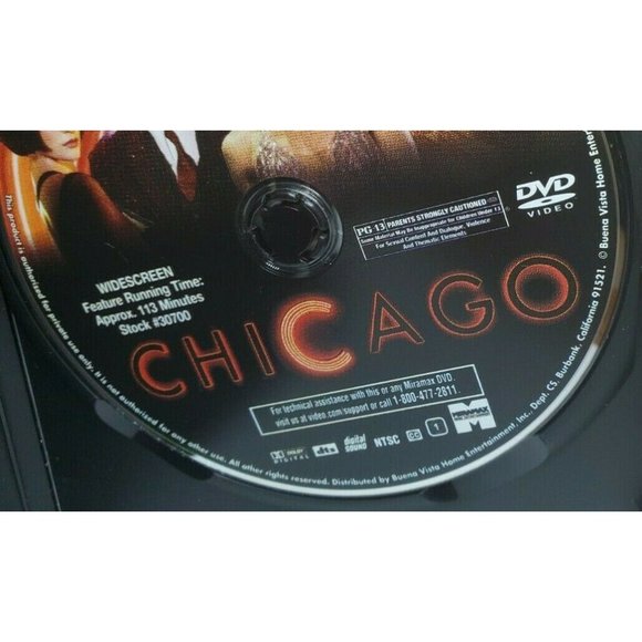 Chicago Academy Award Winning Best Picture Widescreen DVD No Scratches Clean - Picture 12 of 12